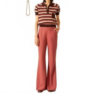 NEW ALIX OF BOHEMIA lessi sandstone stripe top in multi color